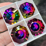 Swarovski Crystal, Rare Vintage, 18mm Electra Hexagon 6208 Sunburst Pendant