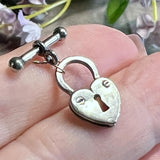 Vintage Bali Style, SquarVintage Bali-Style Square Toggle Clasp – Antique Silver Finish