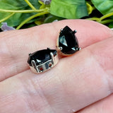 Jet 10x7mm Swarovski Crystal Rhinestone 4320 Pear Shape, With Setting
