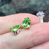Peridot ReCreated 10x7mm Swarovski Crystal Rhinestone 4320 Pear With  Settings
