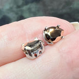 Crystal-Aurum 8x6mm 4320 Pear Shape Swarovski Crystal Rhinestone, With Setting