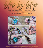 NEW Sensational Sew-Ons Jewelry Tutorial, Intermediate Step-by-Step 7 Projects