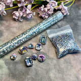 Rare Vitrail Light Crystal & Jewelry Design Palette – 10-Piece Curated Mix