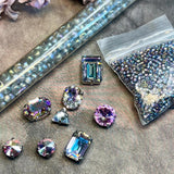 Rare Vitrail Light Crystal & Jewelry Design Palette – 10-Piece Curated Mix