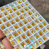 6mm Light Topaz Shimmer 29ss Swarovski Crystal Rhinestones with SP or GP Settings