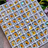6mm Light Topaz Shimmer 29ss Swarovski Crystal Rhinestones with SP or GP Settings