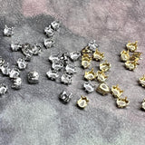 6x4mm Crystal Rhinestone Settings, Pear Shaped 4320, 10 Pieces SP or GP Settings
