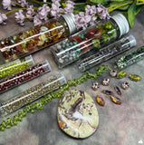 Rainforest Earthy Rustic Master Design Kit: Genuine Jasper Focal, Botswana Agate, Peridot
