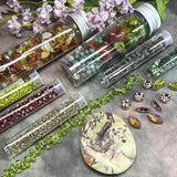 Rainforest Earthy Rustic Master Design Kit: Genuine Jasper Focal, Botswana Agate, Peridot