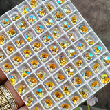 6mm Light Topaz Shimmer 29ss Swarovski Crystal Rhinestones with SP or GP Settings