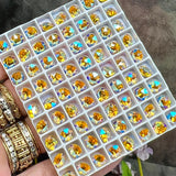 6mm Light Topaz Shimmer 29ss Swarovski Crystal Rhinestones with SP or GP Settings