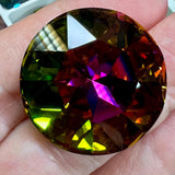 Rare Swarovski Crystal 27mm 1201 Round Stone – Vitrail Medium or Light with Sew-On Setting Option