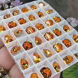 Dark Orange 39ss Swarovski Crystal Rhinestone 8mm 1088 with Settings