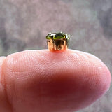 Olivine 6x4mm Pear Shape Swarovski Crystal Rhinestone, With Settings
