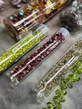 Rainforest Earthy Rustic Master Design Kit: Genuine Jasper Focal, Botswana Agate, Peridot
