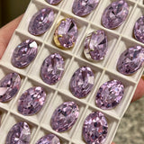 Alexandrite Color Change, 1 Piece Vintage Swarovski, 18x13mm Oval 4106 with or without Setting, June Birthstone