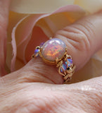 How to Make a Crystal Ring, DIY Wire Wrap Ring Pattern, Marcella Ring