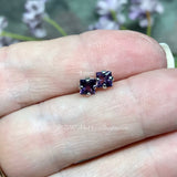 Alexandrite, Color Change, Lab Created, 4mm, 6mm, or 8mm Square, Faceted Gemstone