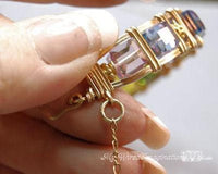 Adding Safety Chain, Free Wire Wrap Jewelry Tutorial
