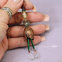 Guardian Faeries or Angels Pendant, Wire Wrap Jewelry Tutorial