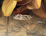 Handmade 14K GF Knot Ring, US Size 8.5
