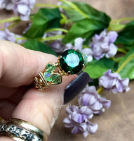 Hydrothermal Green Quartz Handmade Ring, Made to Order
