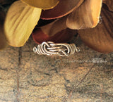 Handmade 14K GF Knot Ring, US Size 8.5