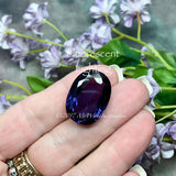 Alexandrite, Huge Gorgeous Lab Grown Faceted Oval 23x17x9mm 40.35 carats Loose Gemstone
