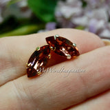 Blush Rose, Swarovski Crystal Elements, 15x7mm Navette with Prong Setting