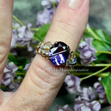 Alexandrite, Color Change, Lab-Grown, Lab-Created Faceted Gemstone, 11x9 Oval, SP or GP Setting  June Birthstone