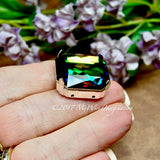 23mm Cabochon or Crystal Setting Art 4675, Silver or Gold Plated Prong Settings