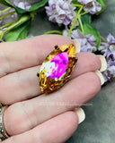 Genuine Swarovski Crystal, Amber Blush Navette 32x17mm Article 4227