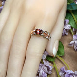 Anastasia Mystic Topaz, Handmade Ring, Mystic Topaz Ring, in Sterling Silver, US Size 6