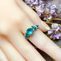 Laguna DeLite Ring, Genuine Swarovski Crystal, Handmade Ring, Made to Order
