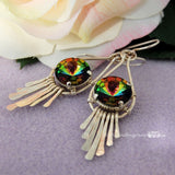 Vitrail Medium, Genuine Swarovski Crystal Rhinestone 14mm With Setting