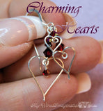 Hearts and Flowers, 3 Earring Tutorial Discount Package, Save 25%