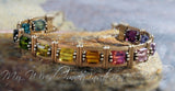 Swarovski Crystal Bracelet Tutorial with Variations, Wire Wrap Jewelry Tutorial