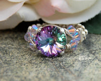 Vitral Light Wire Wrapped Ring Bobbi Maw
