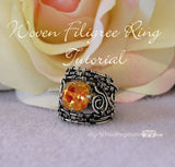 Wire Woven Filigree Rings, Wire Wrap Ring Tutorial
