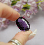 Alexandrite, Huge Gorgeous Lab Grown Faceted Oval 23x17x9mm 40.35 carats Loose Gemstone