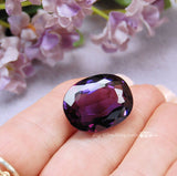 Alexandrite, Huge Gorgeous Lab Grown Faceted Oval 23x17x9mm 40.35 carats Loose Gemstone