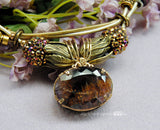 Cacoxenite in Amethyst, One of a Kind Handmade Amethyst Necklace