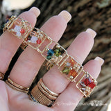 Story Teller Link Bracelet, Wire Wrap Jewelry Tutorial
