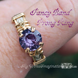 DIY Prong Rings, 2 Tutorial Jewelry Package, Fancy Band & Lesson in Patience, Save 25%