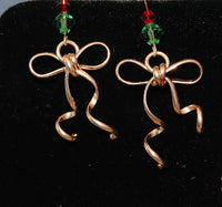 Faux Bow Wire Earrings or Pendant, Wire Wrap Jewelry Tutorial