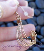 Vintage Style All Wire Earring, How to Wire Wrap Earrings